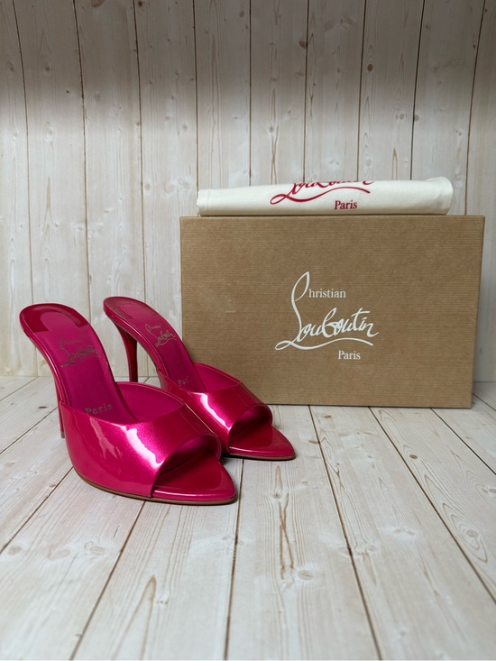 Christian Louboutin Shoes - Christian Louboutin Miss Z Pointed Toe Mule Sandal Pinup Pink Sz 36 / 6